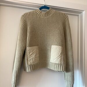 Zara sweater with 2 front satin pockets
